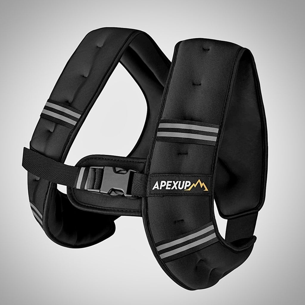 Weighted Vest Men/Women 5Lbs/10Lbs/15Lbs/20Lbs/25Lbs/30Lbs Weights with Reflective Stripe, Workout Equipment for Strength Training Running